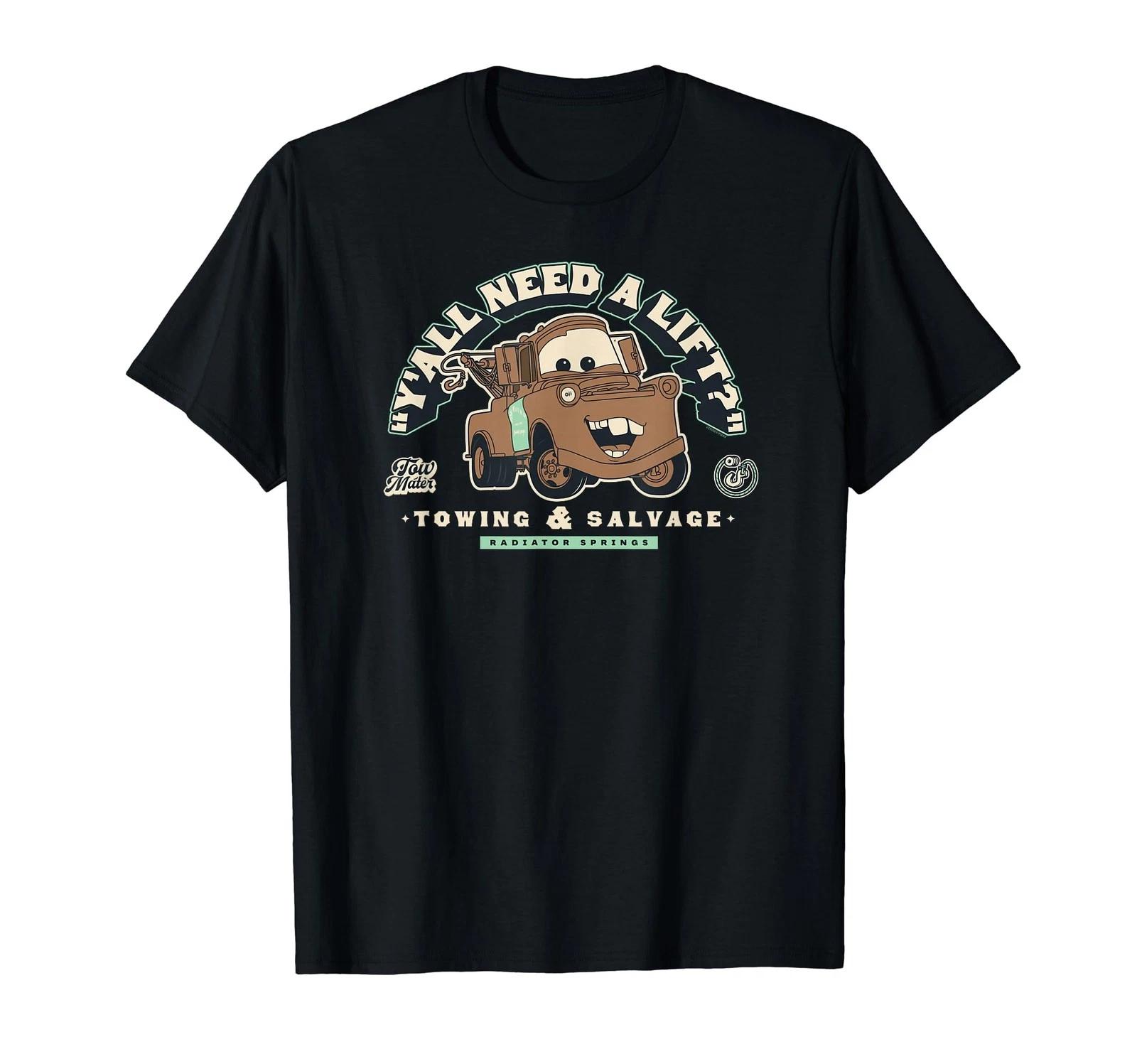 Disney Pixar Cars Mater Towing Y All Need A Lift? T-Shirt_ S