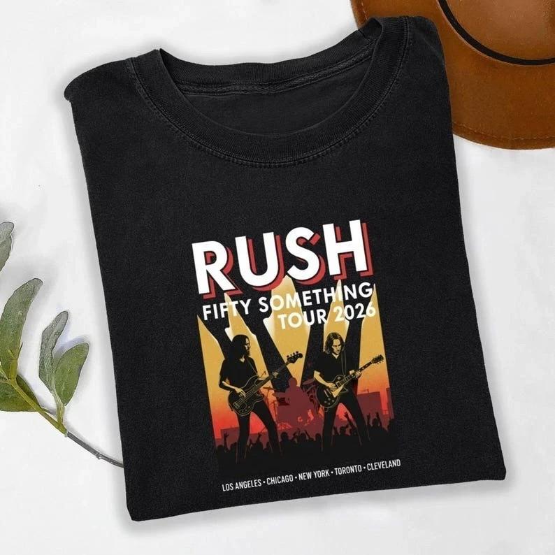 Футболка Rush Tour 2026 - Футболка-реюньон Fifty Something Унисекс XXXL