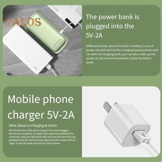 Portable Milk Heater 6000mAh Wireless Bottle Heater Fast Heating 48-Hour Warmth Retention Intelligent Temperature Control Travel-Friendly Baby Bottle