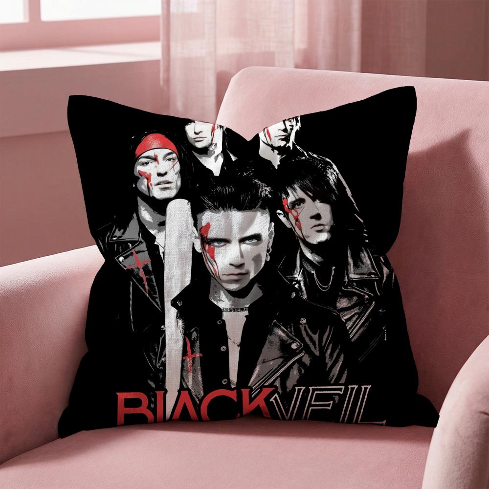 A-Andy Biersack V-Veil Brides Cushion Cover Multi-Scene Pillow Cover for Home & Car - Reversible, Soft & Durable for Daily Use 30cmx30cm