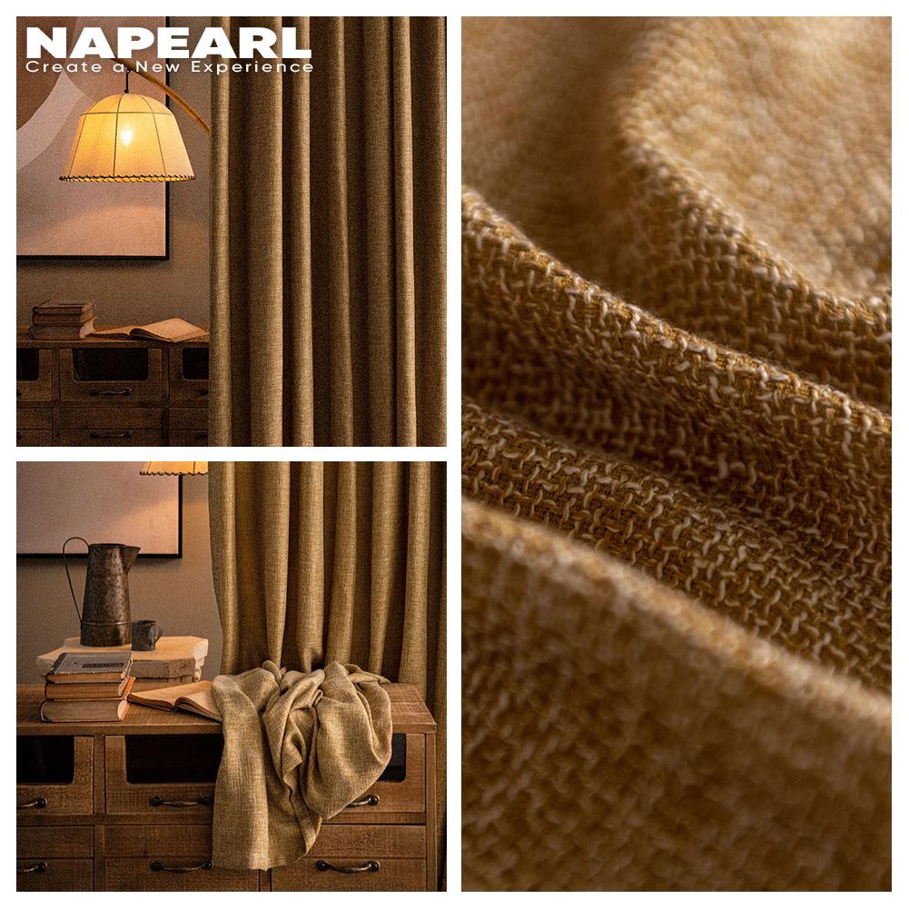1PC NAPEARL Solid Color Sheer Tulle Curtain Luxury Soft Fabric For Bedroom Living Room Home Decor