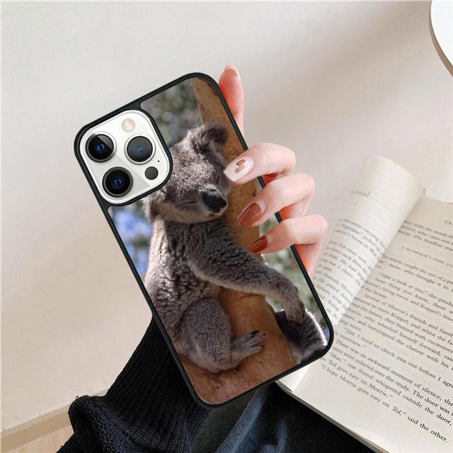 Funny Animal The koala soft Phone Case Cover For iPhone 17 Air 15 16e 14 13 12 Pro Max 11 Pro Max Plus Coque Shell