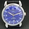 VINTAGE HAND-WINDING SWISS MENS REFURBISHED BLUE COLOR DIAL WATCH A700831-5 R205a-a700831