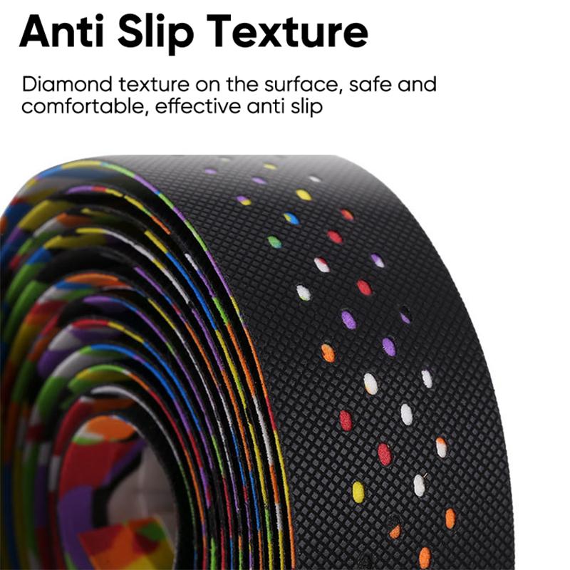 Road Bicycle Handlebar Tape Comfortable Racing Bike Drop Bar Tape Soft PU+EVA Material Bike Tape Non-slip Cycling Accessories