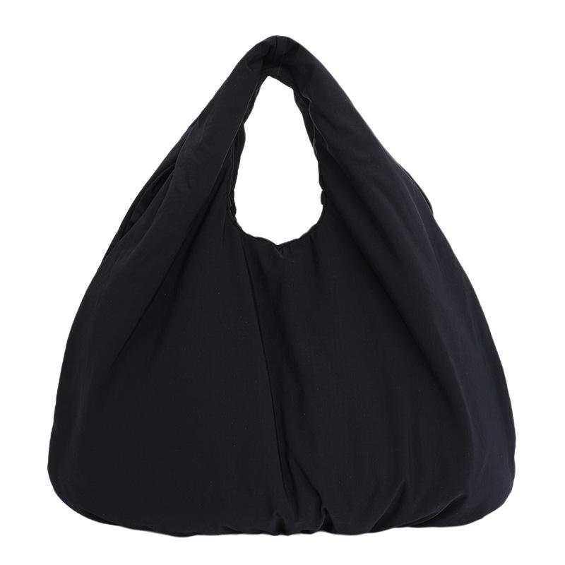 

New Fashi Shoulder Bags Large Capacity Bucket Bag Commuting Quality Versatile Luxury Handle Bags Trendy Simple Crossbody Tote чёрный