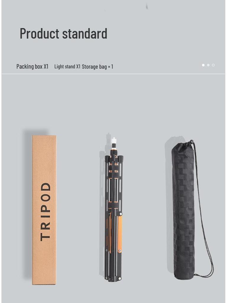 SL255 Carbon Fiber Reverse-Folding Portable Photography Light Stand