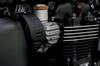 Motone MMU056 Bonneville T120 Throttle Body Cover Saxton/R/RS Bobber Aluminum Die Cast Rib Blast