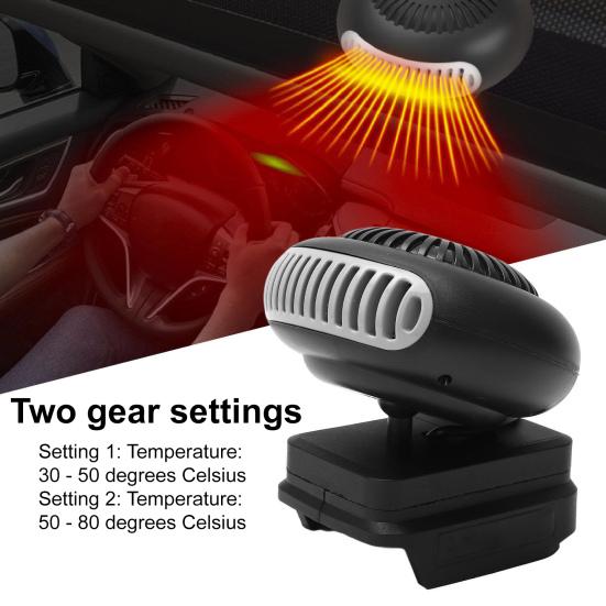 Yousheng Portable Car Heater Portable Fan Tilt Guard Heater Rechargeable USB Desk Warmer Mini Space Heater for Office Camping Tent