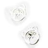 Les Trésors De Lily [I1087] - Silver 'Teddies' Silver Earrings - 6 Mm