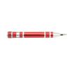 Pocket Screwdriver 8 In 1 Mini Hand Pen Screwdriver Magnetic Type Multipurpose for Fine ScrewsRed