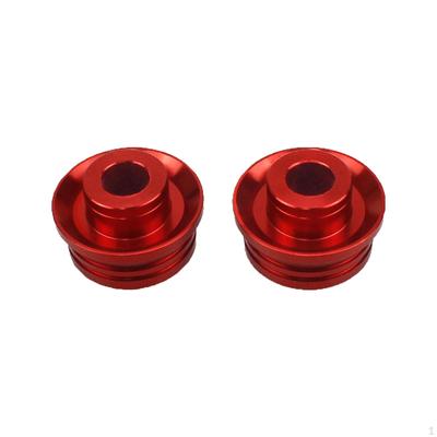 2 Pieces Front Wheel Axle Accessories Aluminum Alloy Parts for Crf 250 M Crf250R Crf250RX