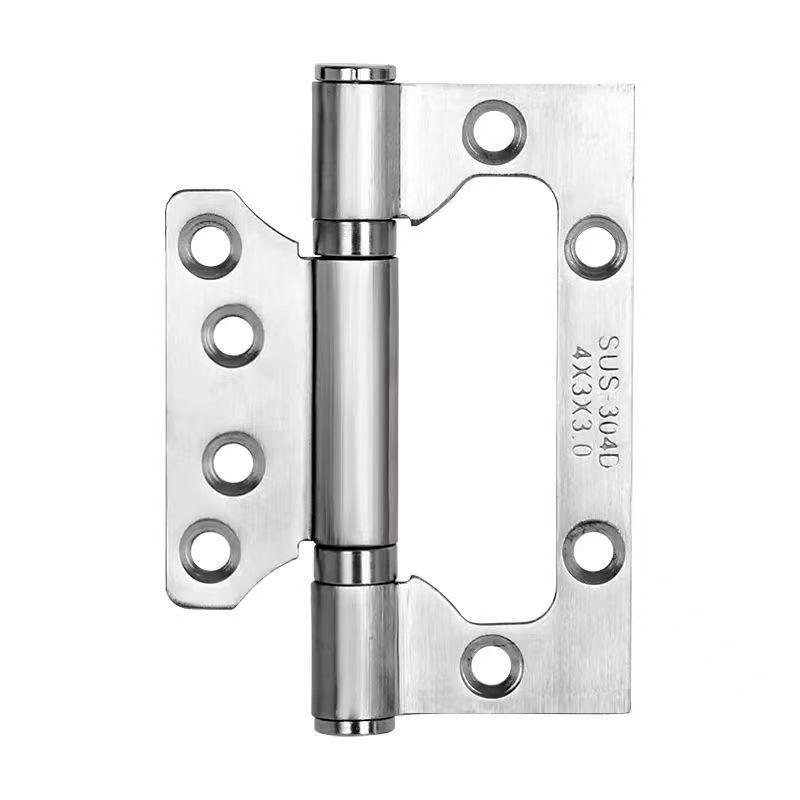 4/5 Zoll Einsteckloses leises Klappscharnier, Verdickter 304 Edelstahl für Holztüren