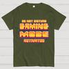 Gaming Mode Activated - Gamer Cotton Summer Casual Cool Loose T-Shirt