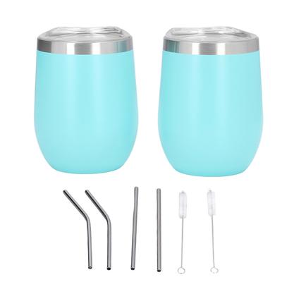 Insulated Tumbler 304 Stainless Steel Rust Resistant Lightweight Cute Insulated Water Cup with Lid Straw