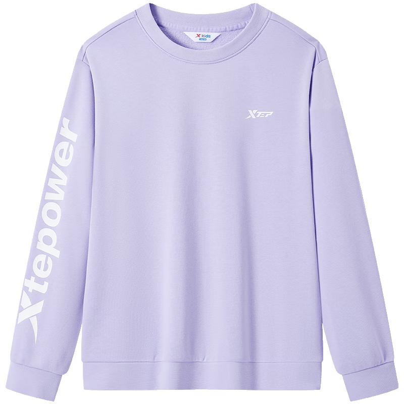 XTEP Kids Warm Fleece Pullover Sweatshirt 170