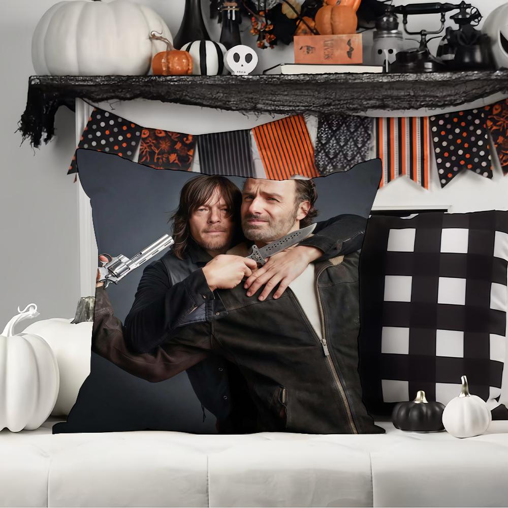 The WWalking DDead DDaryl DDixon  Pillow Case Office Cushions Suitable For Sofa Car Bedroom Decorative Cushion Cover