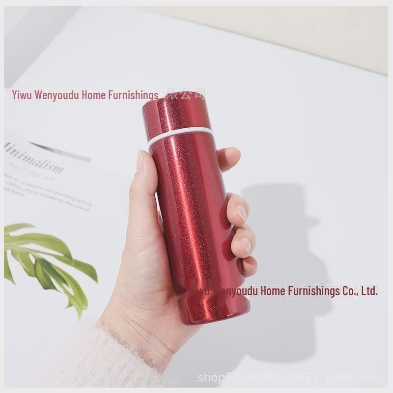 Mini Vaso Termo Delgado de 100 ml para Mujeres - Ultracompacto, Portátil, Diseño Simple