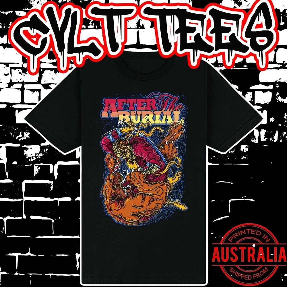 Men s and Women s T-shirts After the Burial Band Shirt ~ Premium Black Gildan Cotton Tee XXXL