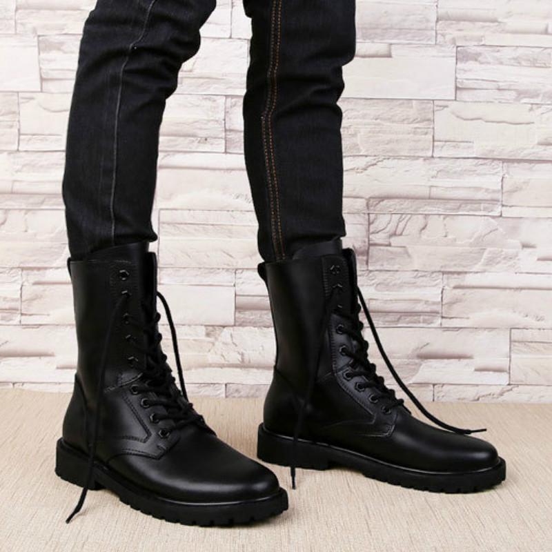 Botas de algodón para exterior de hombre botas de cuero altas para ayudar  al tubo alto más terciopelo grueso cálido tamaño grande comprar a buen  precio — entrega gratuita, reseñas reales con