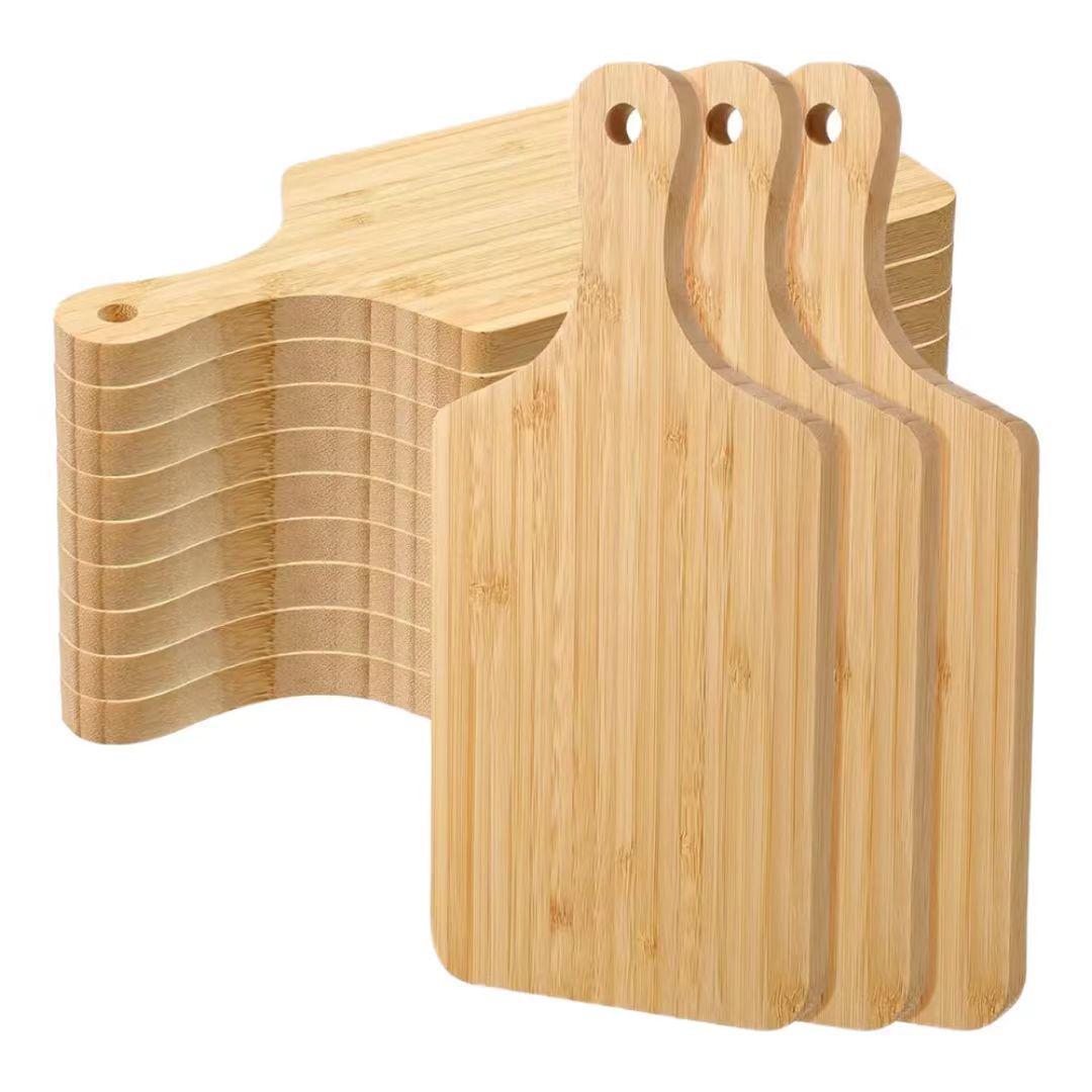 

Двостороння обробна дошка та підставка для піци з ручкою з деревини акації 40 x 19.5 x 1.5 cm