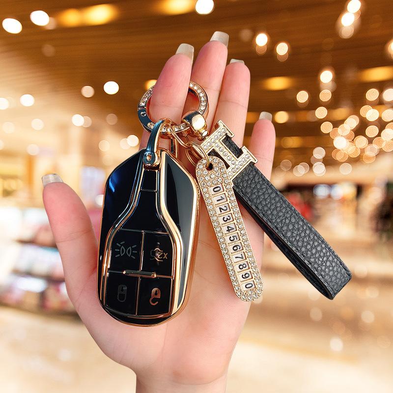 Applicable To the New Maserati Key Cover President Levante All-inclusive Protective Case Geberit Buckle Bag