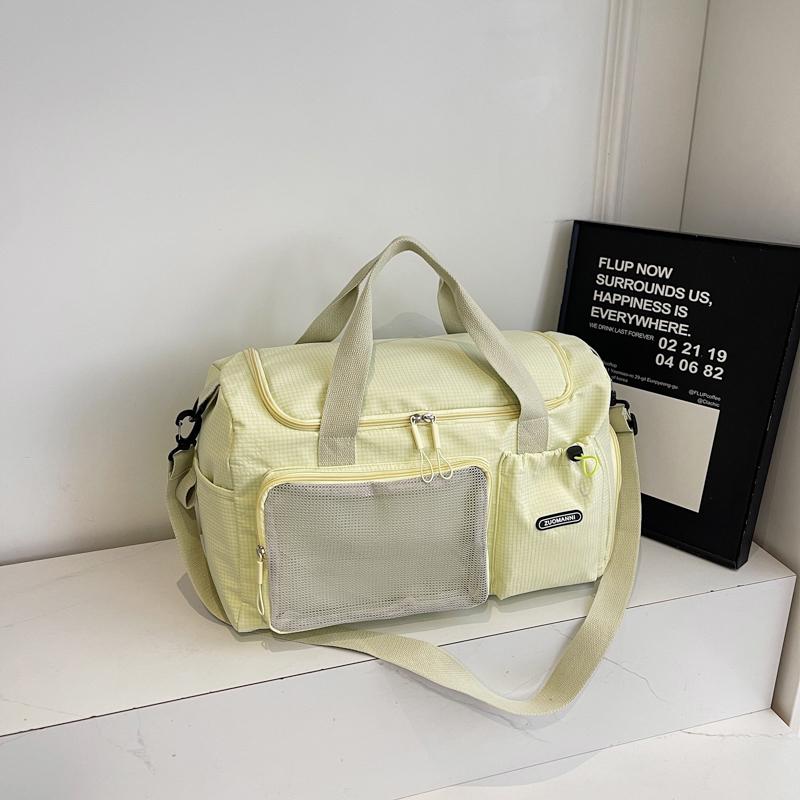 Sports Fitness Bag Wet and Dry Separate Swimming Crossbody Bag Lightweight Large Capacity Short-Distance Travel Shoulder Bag