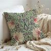 Cushion Cover  Linen  SkinFriendly Soft Decorative Case For Sofa Home Decor Art WWilliam MMorris Flower Pillow cover