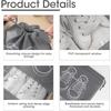 Non-Woven Shoe Storage Bags Portable Travel Shoe Dust Bags Organizer Pouch Packing Bag for Shoes Storage Organizers