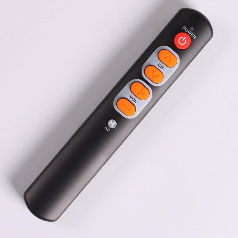 Infrared Learning TV Remote Control with Comfortable Grip - Pen Holder Design