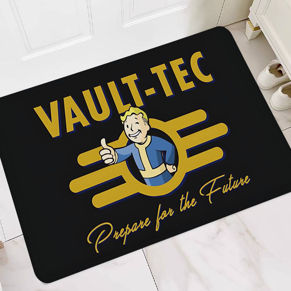 Game Vault Tec F-Fallout Mata do pokoju Antypoślizgowa Chłonąca wodę Długi pas Poduszka Mata do sypialni Dywany domowe