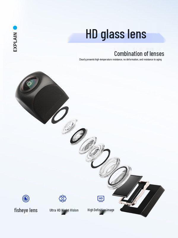 Fisheye Wide Angle Reversing Camera with HD Night Vision for Android Car Navigation