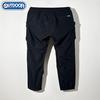 Outdoor Products Men's Poly-Stretch Water-Repellent Climbing Jogger Zip-Up Ankle-Length Cargo Pants with Belt, Size M, Black
