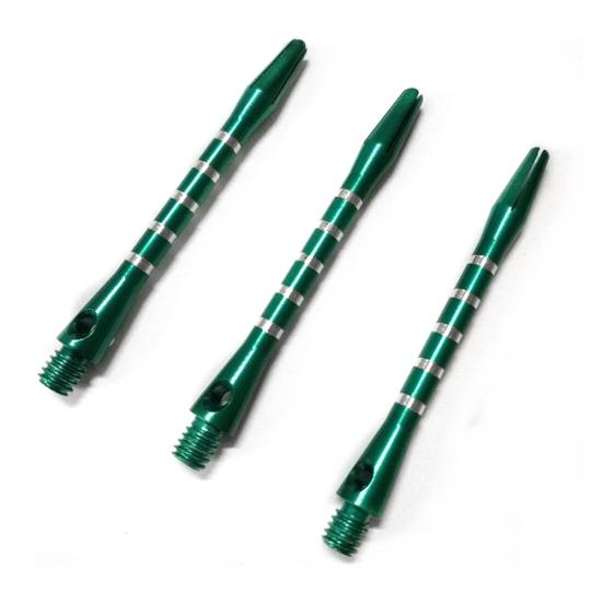 12 Stück Aluminiumlegierung Wurfpfeile 2BA Schäfte Vorbauten Standardgewinde Zubehör