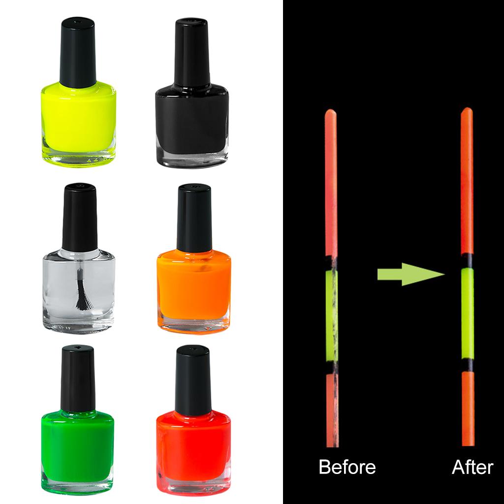 Fluorescent Float Paint for Fishing Float Repair Rod Buoy Tail Slap Indicator