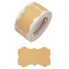 250Pcs Kraft Stickers Paper Labels Blank Christmas Gift For Jar Candle Glass Bottle Office Classification Stationery Sticker