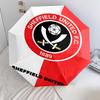Sheffield United, automatic folding umbrella, portable and foldable design, 8 ribs, a Christmas or birthday gift.