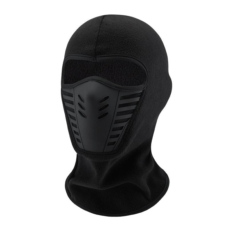 Winter Thermal Full Face Mask Windproof Fleece Balaclava Cap Warm Dustproof Motorcycle Riding Ski Cycling Face Cover