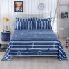 Simple Printed Simple Bed Sheet Single Piece Dormitory Pure Polyester Washed Cotton Single Double Bed Sheet