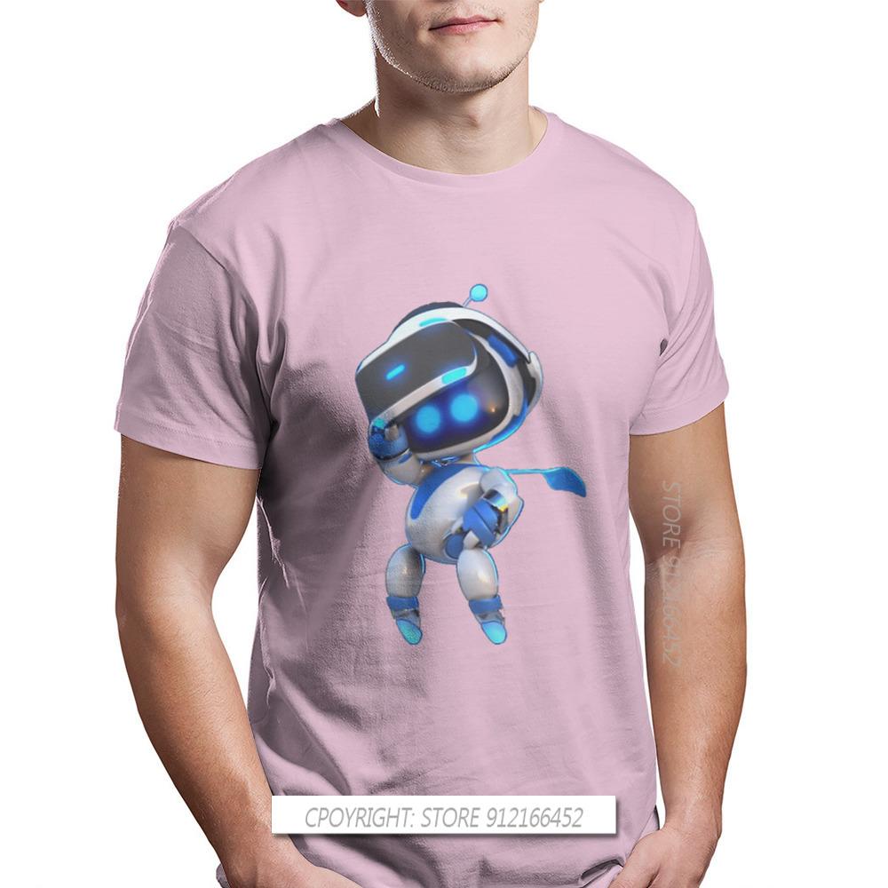 Astrobot Fashion TShirts Astro's Playroom Bot CPU Plaza Game Male Style Pure Cotton Tops T Shirt O Neck Big Size