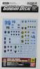 Gundam Decal 104 Mobile Suit Orphans General Purpose Extremely Rare Made with Red Bandai Brand Gunpla No. 1/100 1/144 Gundam Iron-Blooded (Gundam