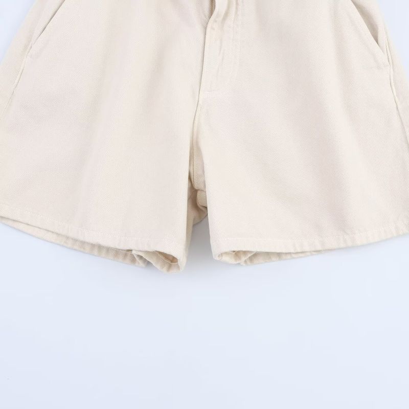 Araltay New Arrival Women's Clothing Fashion Style Fashion High Waist Paper Bag Type Denim Casual Shorts 8228028