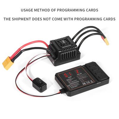 T/XT60 Konektor 35A 45A 60A Bezsenzorový Střídavý ESC Vysoce Kvalitní Střídavý Regulátor Rychlosti Programovací Karta RC ESC pro RC Auta Nákladní Auto