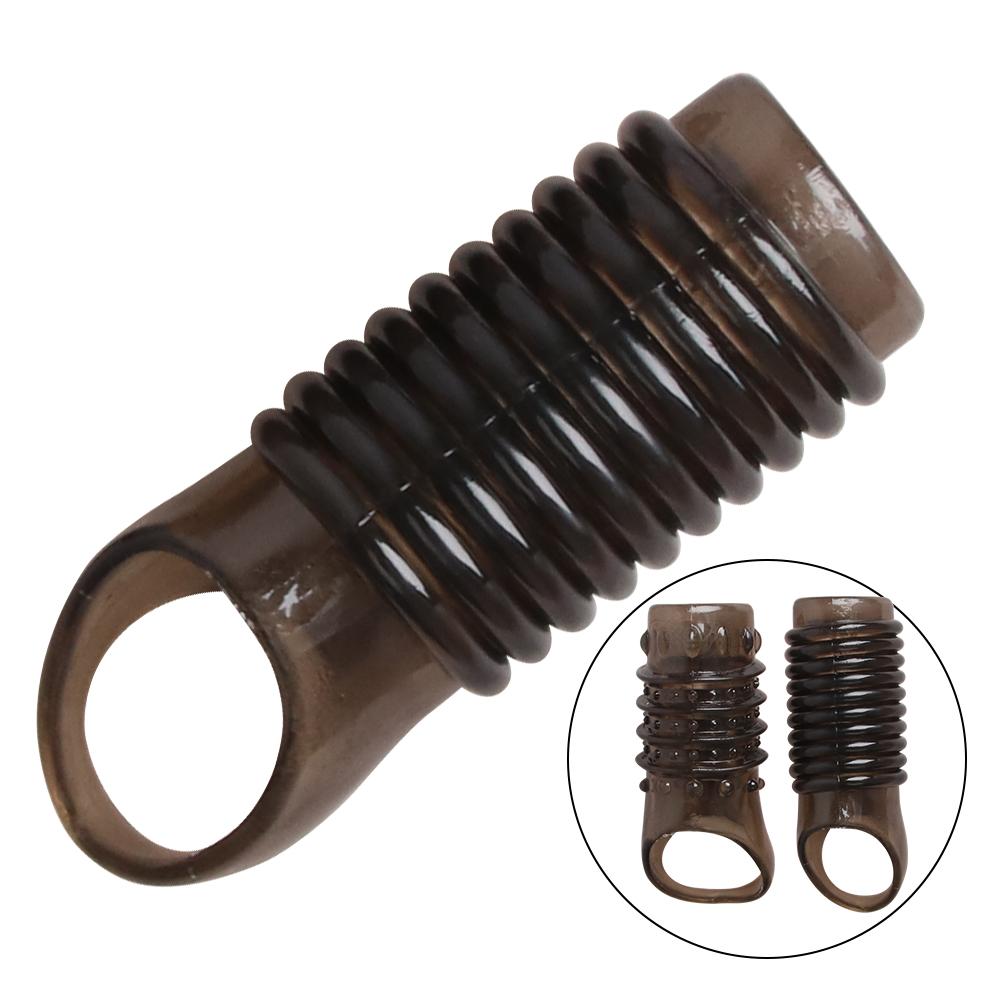 Soft Penis Ring Reusable Silicone Cock Rings Penis Enlargement Chastity Device Lock Sperm Delayed Ejaculation For Men Sex Toys