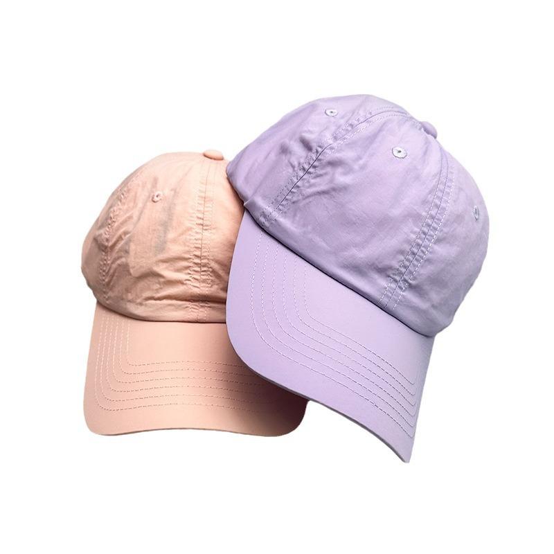 Solid Color Sports Quick-Drying Baseball Cap Men'S And Women'S Casual Sunshade Multi-Color Breathable Outdoor Cap