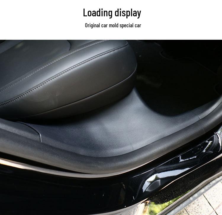 Tesla Model Y Einstiegsleisten & Innenraum-Modifikationen: Willkommen Pedal- und Hinterradschutzblech-Montage