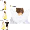 Costume Charming Halloween For Girls Featuring Playful Angel Dress In Polyester Fabric