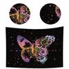 Butterfly Flower Wall Tapestry Wall Hanging For Bedroom Living Room College Dorm Decoration