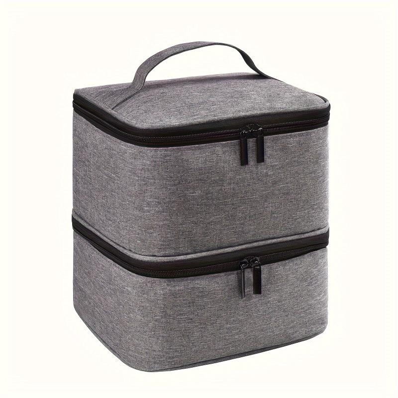 Double-Layer Large-Capacity Makeup & Essential Oil Storage Bag