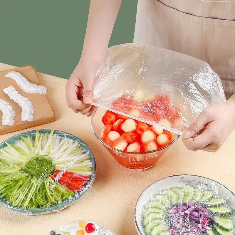 No-Tear Food-Grade Plastic Wrap Sleeves Extra-Large Size 500 Or 350 Pieces Per Pack