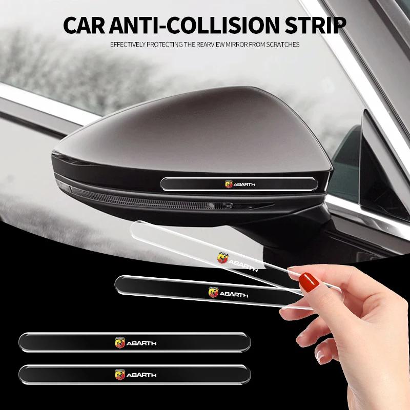 Transparent Anti-collision Strips Silicone Car Door Scratch Protection Sticker For Fiat Abarth 595 Abarth 500 Abarth 124 Spider